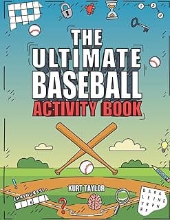 The Ultimate Baseball Activity Book: Crosswords, Word Searches, Puzzles, Fun Facts, Trivia Challenges and Much More for Baseball Lovers! (Perfect Baseball Gift) image