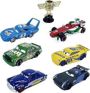 7PCS Metal Car Toy Set, 1:55 Scale Diecast Mini Vehicles, Portable & Collectible Model Cars for Kids 3 for Boys and Girls