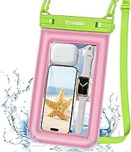 Waterproof Phone Pouch Floating - 10in Waterproof Phone Case for Beach Essentials, IPX8 Underwater Cell Phone Holder with Lanyard for iPhone 16 15 14 13 Pro Max, Galaxy S24+ S23 Series (1 Pack) image