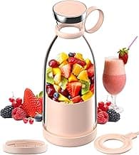 OTPEIR Personal Size Blender, Portable Blender, Battery Powered USB Blender (Pink) image