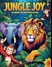 Jungle Joy: An Animal Coloring Book for Kids image