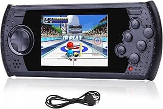 16 Bit Handheld Game for Kids Built-in 230 HD Classic Retro Video Games USB Rechargeable 3.0 Inch Childrens Travel Electronics Toys Portable Gaming Player System Gift for Boys Girls Ages 4-8-12 image