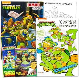 Teenage Mutant Ninja Turtles Coloring and Activity Book Set With Stickers image