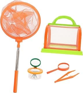 VOSAREA 1Set with Magnifying Glass Outdoor Explorer Kit for Boys and Easy to Use Safe and Materials for Nature Observation Activities