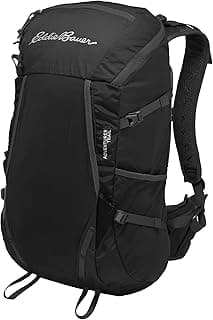 Eddie Bauer Backpack 30L, Hydration/Laptop Compatible Sleeve, Adventurer Trail-Black image