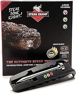 The Ultimate Steak Thermometer, 3 - Color, 3 in 1 (3rd Gen / 3-Color)