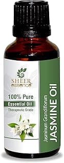 Jasmine Oil -(Jasminum Grandiflorum)- Essential Oil 100% Pure Natural Undiluted Uncut Therapeutic Grade Oil 1.69 Fl.OZ image