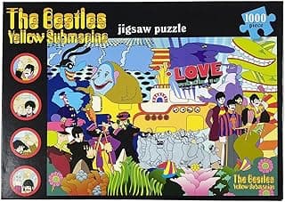 Beatles Yellow Submarine (1000 Piece Jigsaw Puzzle)