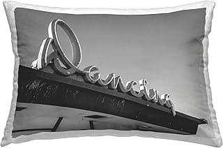 Stupell Industries Vintage Dancing Sign Indoor Printed Throw Pillow, 14 x 20, Black image