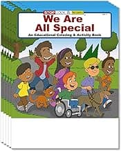 ZOCO - We are All Special - Educational Coloring Books (25 Bulk Pack, Without Crayons) - Self Esteem Books for Kids - Games, Puzzles, Fun Activities image