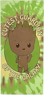 Jay Franco Marvel Guardians of The Galaxy Groot Kids Bath Pool Beach Towel - Super Soft & Absorbent 100% Cotton Towel, Measures 28 x 58