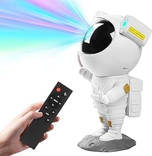 Astronaut Galaxy Projector, Star Projector Night Light with Nebula & Star Effects, Sunset lamp, Ideal Wall Lights for Bedroom, Kids' Room, and Home Decor. image