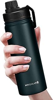 Insulated Water Bottle Stainless Steel - 17oz Reusable Flask with Leak-Proof Design and Convenient Handle - Double Vacuum Insulation for School, Work, Adventure - Stay Refreshed image