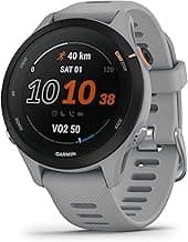 Garmin Forerunner® 255S, Smaller GPS Running Smartwatch, Advanced Insights, Long-Lasting Battery, Powder Gray , 41 MM image