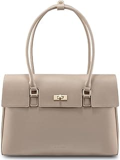 Laptop Bag for Women Work Tote 15.6 Inch Briefcase Messenger Bag Waterproof Business Office Handbag Shoulder Bag image