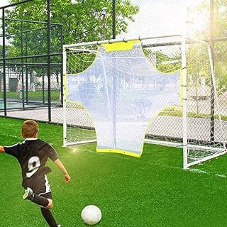 Soccer Goal Target Nets Football Training Net Portable Soccer Net Practice Shooting Goal Shots image