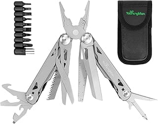 Multitools, Multi-function Plier with Scissors, Knife and Screwdrivers, Gift for Men, Ideal for Outdoor Sports image