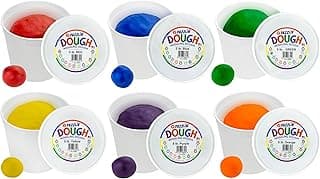 Play Dough - Bulk 6-Color Assortment - Safe & Non-Toxic Modelling Dough for Arts & Crafts, Learn & Play - 6 Colors, 5 Lb. Each image