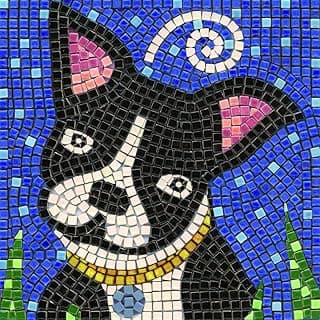 Adult Mosaic Crafts Project Kits: Get Creative and Have Fun, Square 7inch (20cm) Dog image