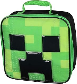 Minecraft Video Game Creeper Insulated Lunch Box image