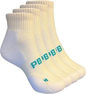 Moisture Wicking Pickleball Socks by PB Sox | Merino Wool Blend, Blister-Protection, Arch, 2-Pack image