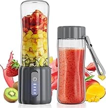 COKUNST Portable Blender, 17Oz Personal Blender for Shakes and Smoothies, USB Rechargeable Mini Mixer with 6 Blades, Smoothie Blenders Juicer with Extra Handle Lid for Travel Kitchen Outgoing