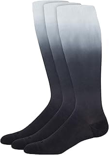 Comrad Nylon Knee High Socks - 15-20mmHg Graduated Compression Socks - Soft & Breathable Support Unisex Socks image