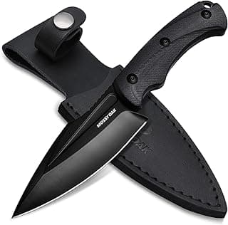 Mossy Oak Hunting Knife with Sheath, Full-tang Fixed Blade Knife, Outdoor Knives for Survival, Camping, Hiking (G10 Handle) image