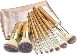 Matto Makeup Brushes 9-Piece Makeup Brush Set Foundation Brush with Travel Makeup Bag image