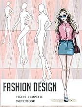 Fashion sketchbook With Figure Templates: Large Female Figure Template Fashion Drawing Book| Fashion illustration| Easy to Create Your Unique Fashion Style| 8.5*X11 image