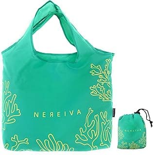 Strong Reusable Shopping Bag with attached pouch, Large Capacity, Washable, Foldable Shopping Bag with handles image