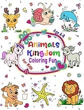 Animals Kingdom Coloring Fun for Kids: Explore the Wonders of the Animal Kingdom with Exciting Coloring Adventures for Kids Aged 4-8 image