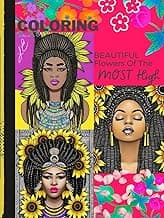 Beautiful Flowers Of The Most High - Coloring Book For Adults And Teens image