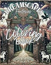 Dreamscapes and Fantasies coloring book: Stress relief for adults (Serenity in Colors: A Series of Adult Coloring Books) image