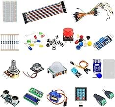 Basic Electronics Starter Kit for Arduino, ESP32, ESP8266, Raspberry Pi image