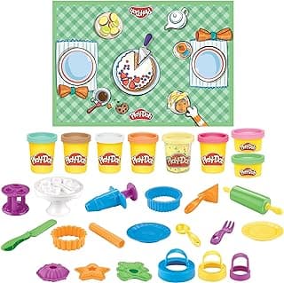 Kitchen Creations - Sweet Cakes Playset with 8 Colors, Playmat, Over 15 Tools image