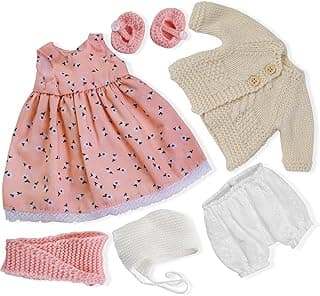 12 inch Clothing Set Handmade Waldorf Doll Clothes with Beautiful Box for Girl Birthday Present-Giselle's Clothes Accessories