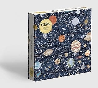 Glow Puzzle: 500 Piece Space-Themed Jigsaw Puzzle image