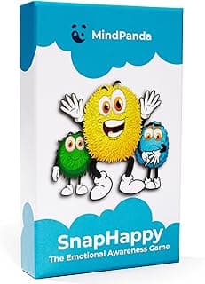 MindPanda HappySnap CBT Therapy Games for Kids - Gentle Parenting Counseling Tools - Emotional Intelligence & Social Skills Building - ADHD, Anger Control and Youth Mental Health - Group and Family