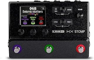 Line 6 HX Stomp Multi-Effects Guitar Pedal, Black image