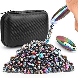 Slime Putty Party Favors, Cool Fidget Magnet Ferrite Putty, Hematite Magnetic Stones Eggs with Rattle Oval Magnet, Anti Anxiety Desk Toy, Stress Relief EDC Toy Slime Putty & Science Kit Gift image