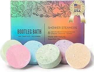 Shower Steamers, Aromatherapy Shower Bombs Variety 6 Pack, Valentine's Day Gift, Mother's Day Gift for Adults and Teens, All Natural, Made in USA image