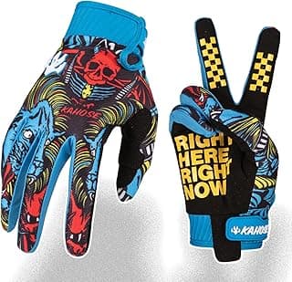 Skeleton-Paw Motorcycle Gloves for Men&Women,Cycling Glove Breathable Dirtbike Glove for ATV MTB Motocross Racing image