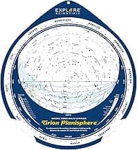 Tirion Double-Sided Multi-Latitude Planisphere Night Sky Star Map Guide for Astronomy image