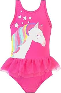Girls' Rainbow Pony Swimsuit image