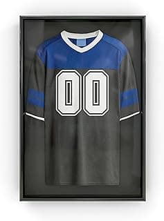 Snap - Sports Jersey Display Case - Shadow Box - 20"x30" - Black Wall Mount - Jersey Display Cabinet - Wall Hanging - Sports Memorabilia - Sports Room Décor