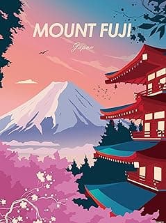 Pintoo Jigsaw Puzzles 1200 Piece for Adults - Studio Inception - World Travel - Mount Fuji Beautiful Plastic Puzzle for Home Decor Zero Dust Easy Storage [H3306]