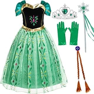 Princess Costumes Birthday Dress Up for Little Girls image