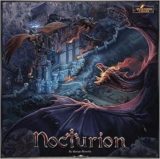 Nocturion – Dark Fantasy RPG Strategy Board Games Adults, Board Tabletop Game, Dice Games for Adults & Families, Worker Placement & Resource Management Boardgame, 2-4 Players, Ages 13+