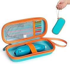 Case Compatible with 3Doodler Start+ Essentials(2024) for 3D Pen Set for Boys & Girls,Art Activity Set Storage Organizer for Educational STEM Toy Holder Filament Refill DoodlePad and Cable(Case Only) image